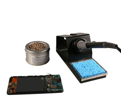 Electronic Soldering Station Iron Holder Set, Equipped with Brass Wire and High-temperature Sponge Tip Cleaner - size: Soldering Iron Stand Kit