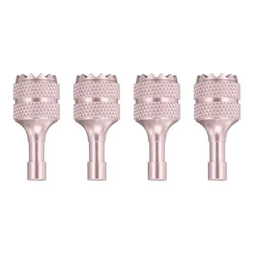 MECCANIXITY 2 Set Aluminum Controller Stick, Replacement Joystick Remote Controller Joystick Stick for Mini4 Pro Air3S Drone Remote Accessories, Pink - color: Pink