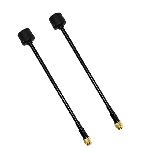 2PCS 5.8GHz FPV Antenna, 2.5db RHCP SMA Male Replacement Antenna - color: 2PCS-UP155R