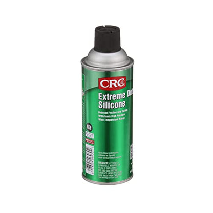 CRC Extreme Duty Silicone Lubricant 03030 – 10 Wt Oz., Premium Grade Silicone Aerosol for High Temperature Applications - style: 1 Pack