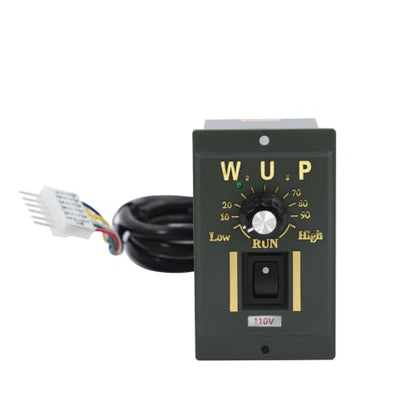6W 20K 0-1400rpm AC Electric Gear Reduction Motor with Speed Controller - color: 6W 20K