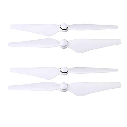 Alomejor 2 Pairs Replacement Drone Propeller Blades for Quadcopter - High-Performance Drone Accessories | 2-Pack Compatible with Most Quadcopter (Black)