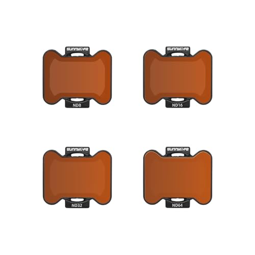 ND Filters Set for DJI Avata 2, Gimbal Camera ND/MCUV Len Filters for DJI Avata 2 Drone Lens Accessories (ND8+ND16+ND32+ND64) - color: ND8+ND16+ND32+ND64