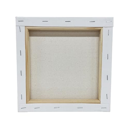 Artist's Loft 12 Count 8” x 8” Super Value Canvas Necessities - Acid Free Cotton Canvas for Paint, Acrylic, & Oils - 1 Pack