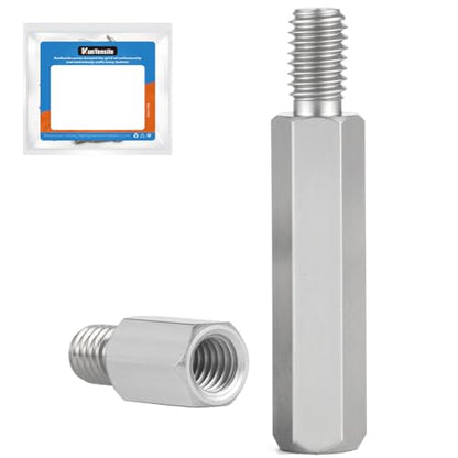 Hex Male-Female Standoffs, M2.5x25+6mm Standoff 50-Pcs 303 Stainless Steel - size: M2.5x25+6mm