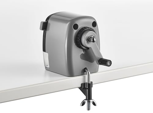 Dahle 133 Pencil Sharpener with Automatic Cutting System, Adjustable Point, Accepts Standard Graphite or Oversized Artist Pencils