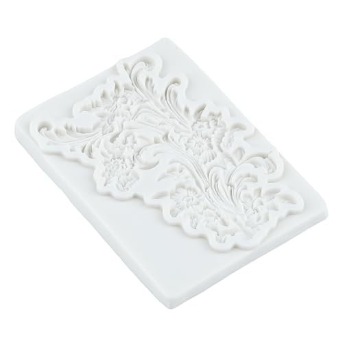 Baroque Silicone Mold Curlicues Scroll Lace Polymer Clay Molds - color: Style N