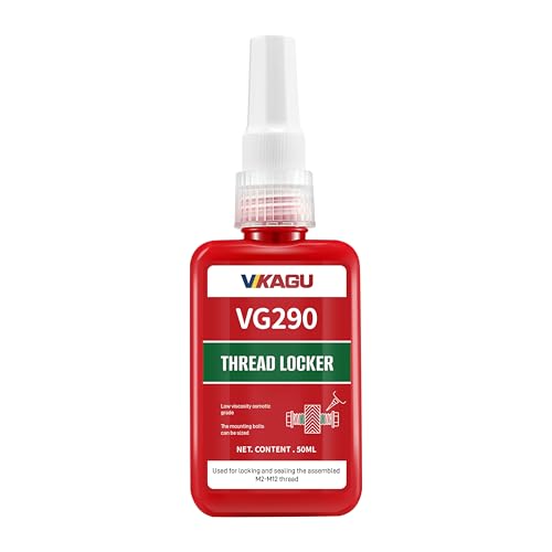 VG290 Green Penetrating Thread Locker and Fixative-Seals and Locks Pre-Assembled Fasteners, Bearings - Prevents Loosening and Resists Corrosion -Penetrates Gaps as Small as 0.05 mm -1.69 oz/50 Ml - style: $8.99/50ML