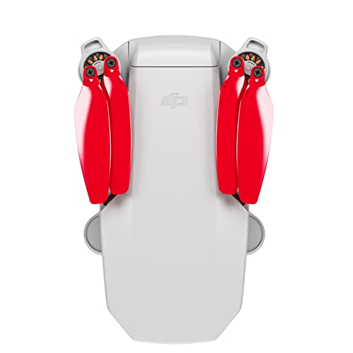 Master Airscrew Stealth Propellers for DJI Mini 2, Mini 2 SE, Mini SE & Mini 4K - Red, 4 propellers in set - color: Red