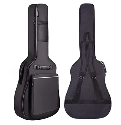 GIGKOUKI 40/41" Acoustic Guitar Case,600D Oxford Fabric 0.35" Thick Padding - size: Acoustic Bag