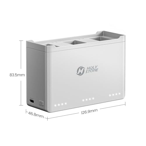 Holy Stone Smart Battery Charging Hub for HS360D and HS360E Drone, Quick Charging, Auto-Discharge (Charge Three Batteries in Sequence)