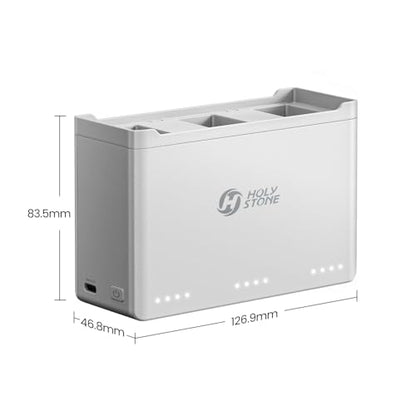 Holy Stone Smart Battery Charging Hub for HS360D and HS360E Drone, Quick Charging, Auto-Discharge (Charge Three Batteries in Sequence)