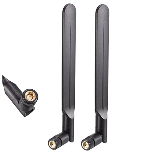 2x10dBi 4G LTE Antenna SMA Male for Spypoint Flex-S/Flex-M/Flex-Plus/G-36/LM2 Trail Camera, Wireless CPE Router, Hotspot, Cellular Gateway, Industrial IoT Router, Security Camera Verizon AT&T T-Mobile - style: SMA-Male（Inner Pin)