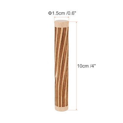 HARFINGTON Wood Clay Roller 4" Wood Grain Pattern Rolling Pins Wood Rollers Pottery Tools Wood Grain Texture Rollers for Clay Baking Dough Playdough DIY - style: Wood Grain