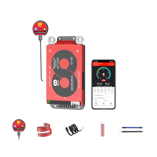 DALY Smart BMS 8S 24V 100A LiFePO4 with WiFi Bluetooth Module CAN RS485 - color: 8S 24V, size: 100A