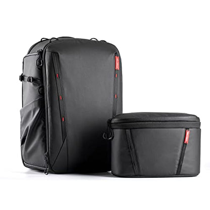 PGYTECH OneMo 2 25L-33L Camera Backpack with Shoulder Bag for Photographer - size: 25L+8L