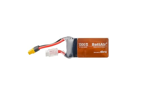ISDT BattAir 6S 80C 1300mAh Smart Battery for RC Car Plane FPV Drone (2 Packs)
