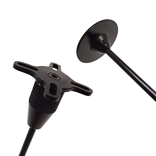Honbay CNC Aluminum GPS Folding Antenna Base Mount Holder Bracket for DJI Quadcopter Multicopter (Black)