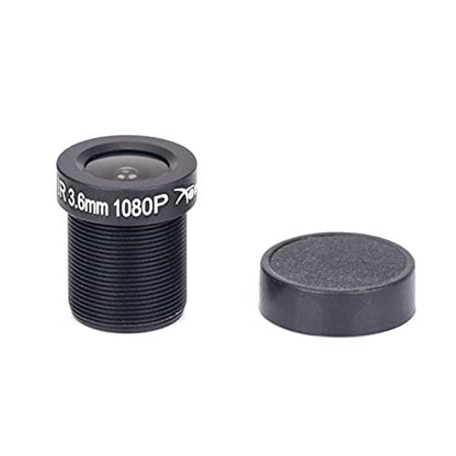 1/2.7" CCTV 3.6mm 1080P Lens Black for CCD Security Box Camera - color: 3.6mm
