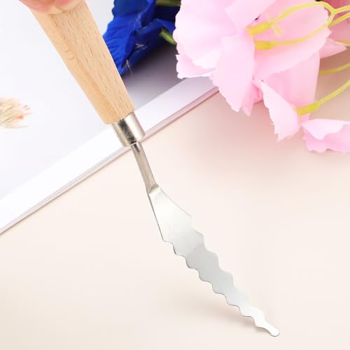 PATIKIL 7Pcs Painting Knife Set Spatula Palette Knife Scraper Pallet Knife