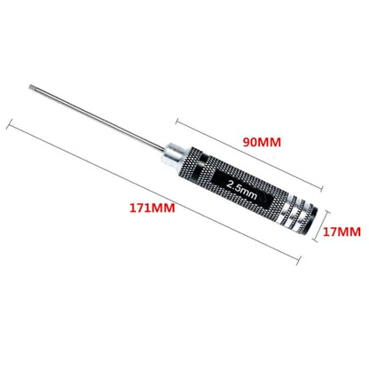 4pcs Hex Screw Driver Set 1.5mm 2.0mm 2.5mm 3.0mm RC Repair Tools Kit - color: 5pcs Kit