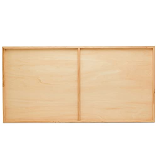 Birch Painting Panel 18 x 36 x 3/4-inch, Large Wood Canvas Boards for Painting, Blank Sign for Wall Art Sets, by Woodpeckers - size: 18 x 36 inches