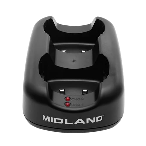Midland - AVP21 Dual Desktop Charger for LXT Series Two-Way Radios - size: AVP21