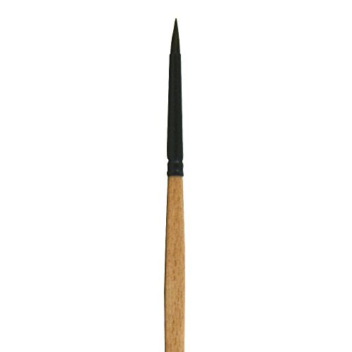 Princeton Catalyst Round Brush, Synthetic, Long Handle, Size 2/0 inch, 1 Count - size: Size 2/0 Round