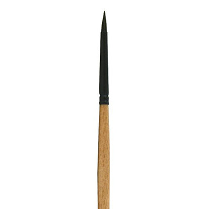 Princeton Catalyst Round Brush, Synthetic, Long Handle, Size 2/0 inch, 1 Count - size: Size 2/0 Round