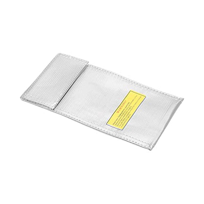 Fireproof Battery Storage Bag, Flame Retardant Pouch for Safe Handling and Airplane Model Battery Storage