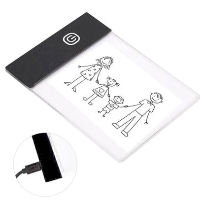 Flip Book Kit Protable A6 Light Pad Ultra‑Thin Adjustable USB Power Artcraft LED Tracing Light Box Painting Tool for Animation Industry