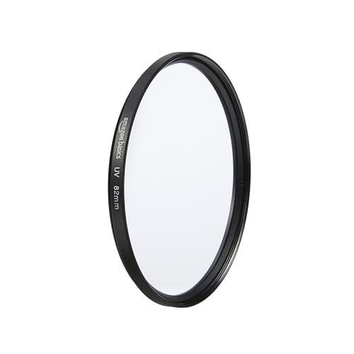 Amazon Basics UV Protection Camera Lens Filter, Scratch Resistant, Photography Filter, 82mm - size: 82 mm