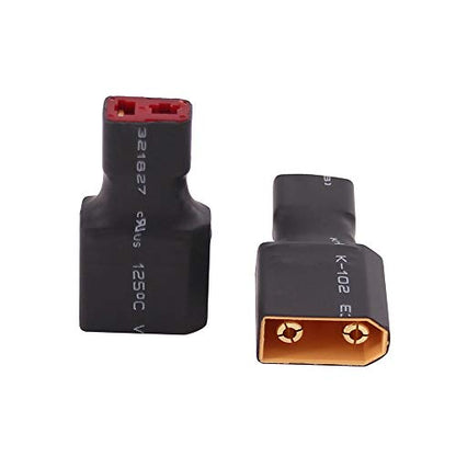 2pcs Male XT90 XT-90 to Female T Plug Connector Adapter(C99-2)