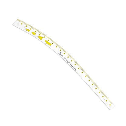 Dritz Design Ruler Trio with Styling Design, Curve & Hip Curve Rulers for Sewing