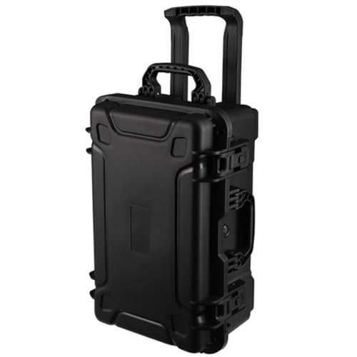 22" L x 14" W x 9" H Large Hard Case with Foam, Portable Rolling Hard Case with Wheels, Waterproof Shockproof Dustproof, Suitable for Cameras, Lenses, Camcorder, Instrument, Telescopes - size: 22 Inch