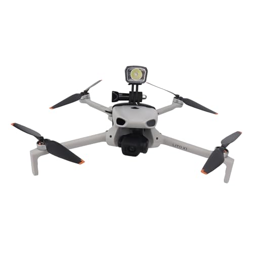 Night Light for DJI Lito X1/Lito 1, Top Search Light Spotlight Night Flight Light Warning Flash Lights Drone Accessory