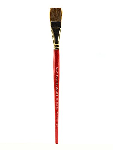 Winsor & Newton Sceptre Gold 606 Flatwash One Stroke Size 3/4 inch - size: #00, style: Round