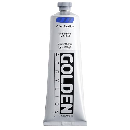 5 Oz Heavy Body Acrylic Color Paints Color: Cobalt Blue Hue