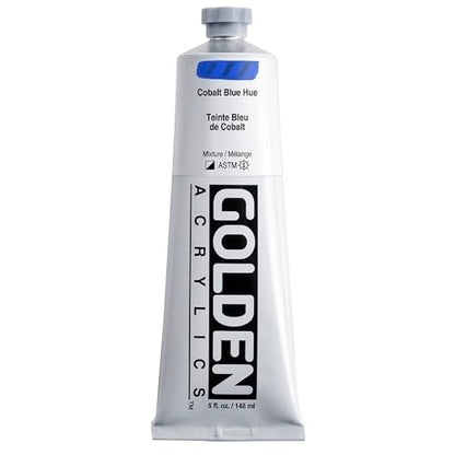 5 Oz Heavy Body Acrylic Color Paints Color: Cobalt Blue Hue