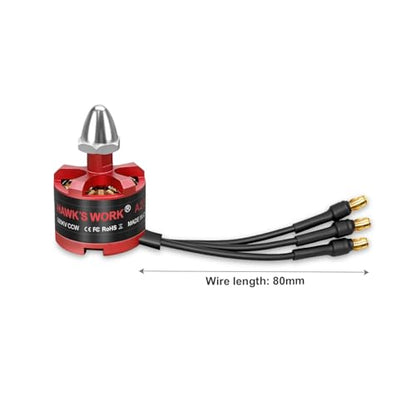 2212 920KV Brushless Motor 2-4S RC Drone & Plane (CW&CCW x 2) - size: CW*2+CCW*2