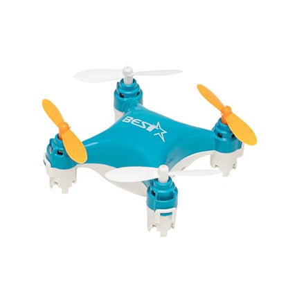 Drone Mini Remote Control Aircraft New Children's Toy Micro Aircraft Fixed Height Quadcopter Electronic Gadget (Blue) - color: Single Battery Version-Blue