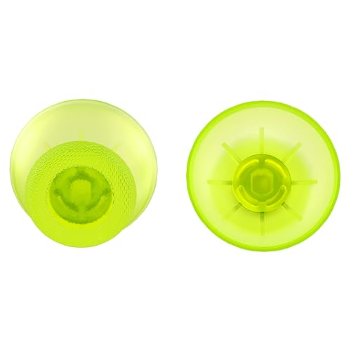 eXtremeRate Clear Lime Green Replacement Thumbsticks for P S 5 Controller, Custom Analog Stick Joystick Compatible with P S 5, for P S 4 All Model Controller - Controller NOT Included - color: Clear Lime Green