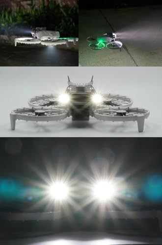 Flip Multifunction Night Flight Light Accessory, 900LM High-Brightness LED Light for DJI Flip Drone, Adjustable Angle, High/Low/Strobe Modes, Up to 120 Min Runtime, Premium LED Beads