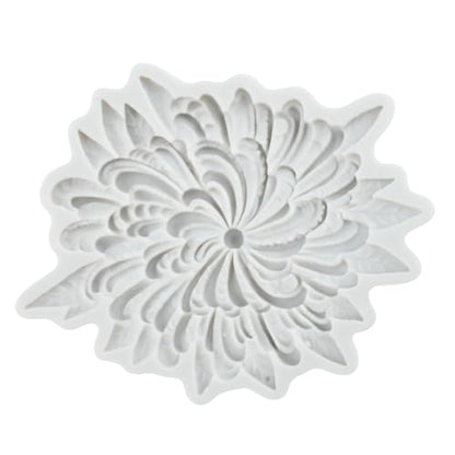 Flower Polymer Clay Mold Chrysanthemum Flower Silicone Molds - color: Style D