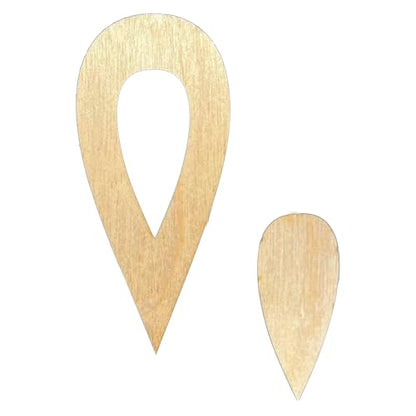 DAFENCHI 28 Pcs Wooden Mandala Painting Stencils, Dot Drawing Tools for Mandala Patterns, Drawing Stencils for Wood & Flat Surfaces, Portable Art Drawing Kit Painting Template (Shape 3) - color: Shape 3