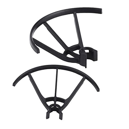 Plplaaoo Drone Propeller Protector for DJI Tello – 4PCS Black Plastic Crash Guard Covers – Crash Resistant Propeller Blades Protection Guards for Quadcopters, Lightweight & Easy Install