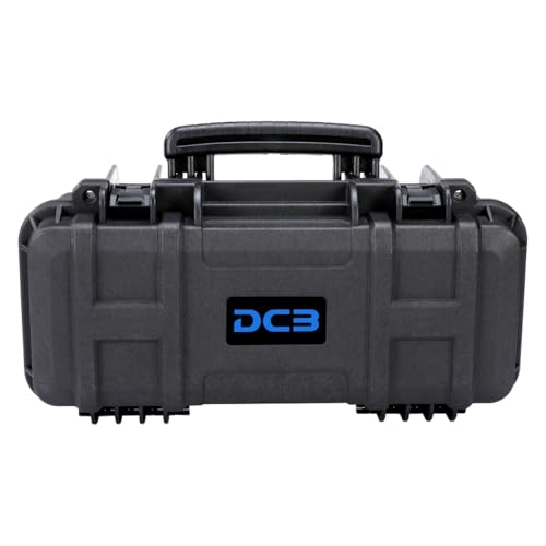 DCB Cases - Element 4802F | 19 x 9 x 8 Ext Dim | IP67 Waterproof | Pluck Foam Insert | Foldable Handle | Pressure Control Valve | Resin-Reinforced Injection Molded Plastic | 2 Latch Lid Close