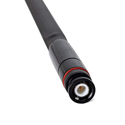 HYS BNC CS Tactics Antennas Foldable Dual Band 2m/70cm HT Antenna - color: Black