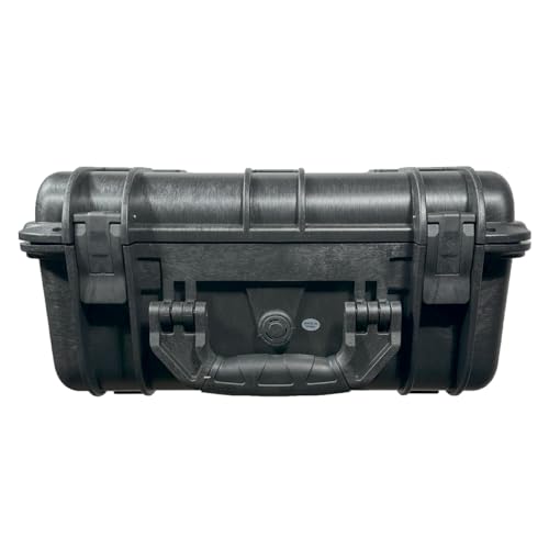 DCB Cases Element 4103F Waterproof Hard Case with Pick & Pluck Foam Insert, IP67 Dustproof Protective Equipment Storage, Pressure Equalization Valve, Lockable Impact Resistant Utility Box, 16 x 13 x 8