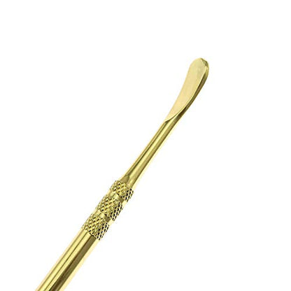 Maxmoral Gold Stainless Steel Spoons Glass Accessories Carving Tools - color: Gold